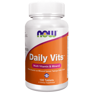 Now Daily Vits Multivitamin and Mineral / Multivitamin ve Mineral İçeren Takviye Edici Gıda