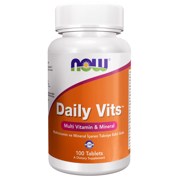 Now Daily Vits Multivitamin and Mineral / Multivitamin ve Mineral İçeren Takviye Edici Gıda