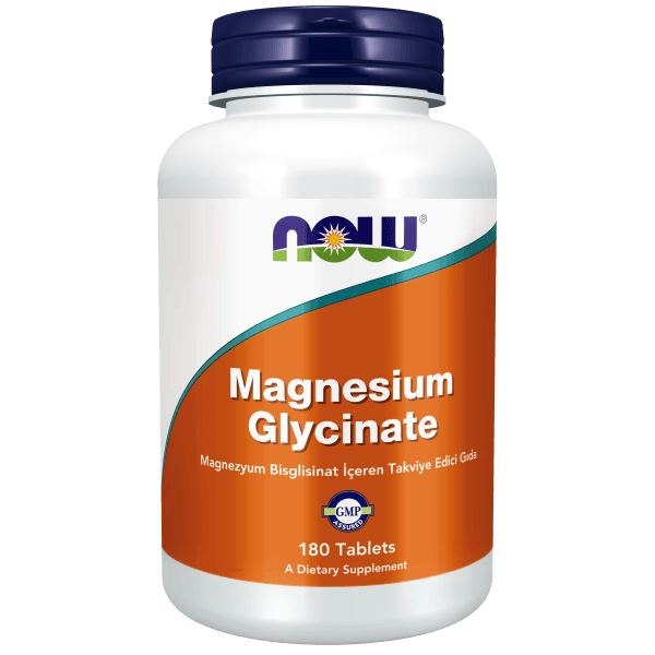 Now Magnesium Glycinate / Magnezyum Bisglisinat İçeren Takviye Edici Gıda