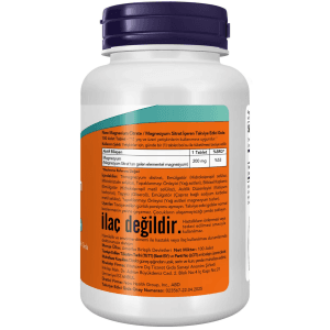 Now Magnesium Citrate / Magnezyum Sitrat İçeren Takviye Edici Gıda - Görsel 2